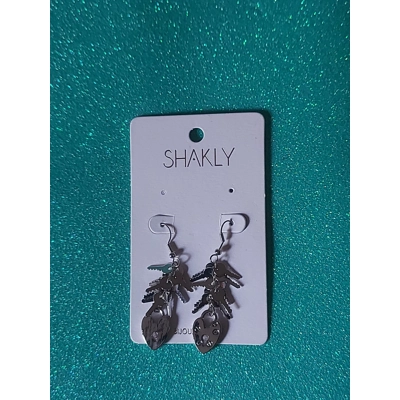 Shakly - orecchini a grappolo con chiavi e lucchetto