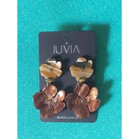 Iuvia - orecchini fiore in resina..