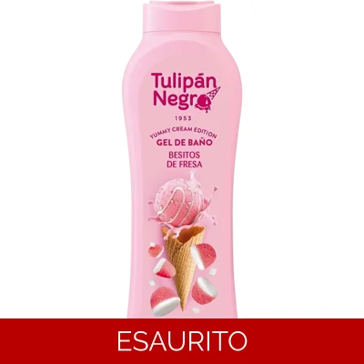 TULIPAN NEGRO BAGNOSCHIUMA BESITOS DE FRESA 650ml