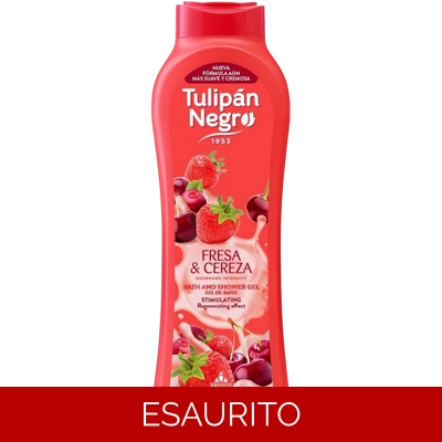 TULIPAN NEGRO BAGNOSCHIUMA FRESA Y CEREZA 650ml TULIPAN NEGRO BAGNOSCHIUMA FRESA Y CEREZA 650ml