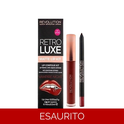 Revolution - Retro luxe matte lip kit vampire night (Liquid lipstick/5.5ml + lip liner1g) Revolution - Retro luxe matte lip kit vampire night (Liquid lipstick/5.5ml + lip liner1g)