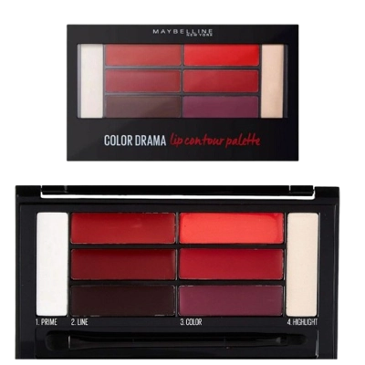 Maybelline New York - Color Drama LIP Contour Palette Rossetti Contouring, Crimson Vixen Maybelline New York - Color Drama LIP Contour Palette Rossetti Contouring, Crimson Vixen