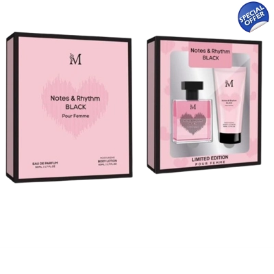 Montage - Notes & Rhythm black 2pcs Montage - Notes & Rhythm black 2pcs