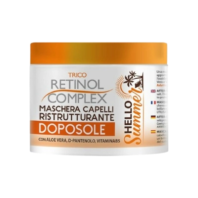 Retinol complex - Maschera capelli ristruttrante doposole 400 ml Retinol complex - Maschera capelli ristruttrante doposole 400 ml