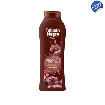 TULIPAN NEGRO Shower Gel Chocolat Praline 650ml TULIPAN NEGRO Shower Gel Chocolat Praline 650ml