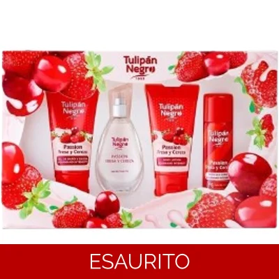 TULIPAN NEGRO CONFEZIONE FRESA Y CEREZA