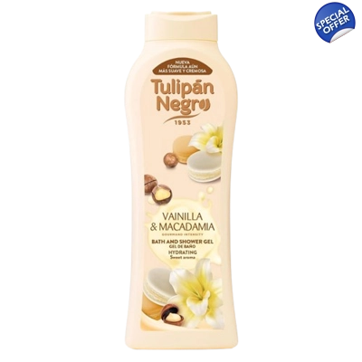Tulipan negro - vaniglia e macadamia 650ml Tulipan negro - vaniglia e macadamia 650ml