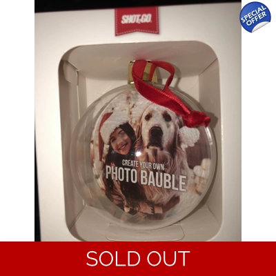 Personalised Christmas photo baubles Personalised Christmas photo baubles