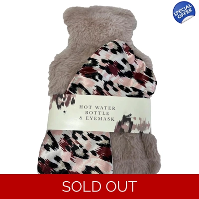 Hot water bottle and eye mask gift set Hot water bottle and eye mask gift set
