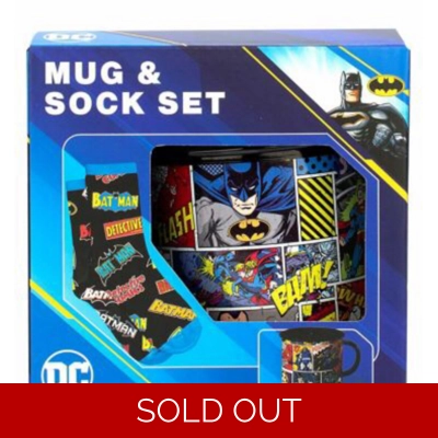 Men’s Batman mug and socks gift set Men’s Batman mug and socks gift set