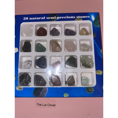 20 genuine gemstones healing crystals set with pouch 20 genuine gemstones healing crystals set with pouch