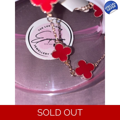 Red clover bracelet Red clover bracelet