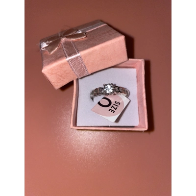 Ladies silver ring size O boxed gift