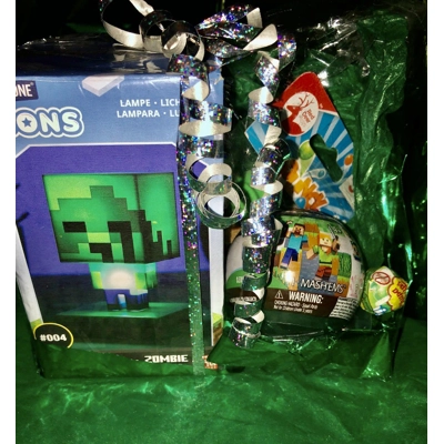 Children’s Mindcraft themed hamper Children’s Mindcraft themed hamper