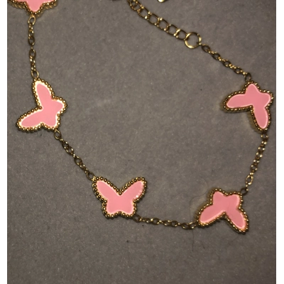 Stainless steel gold plated butterfly bracelet Stainless steel gold plated butterfly bracelet