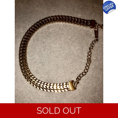 Gold stainless steel bracelet thick gold snake chain Gold stainless steel bracelet thick gold snake chain