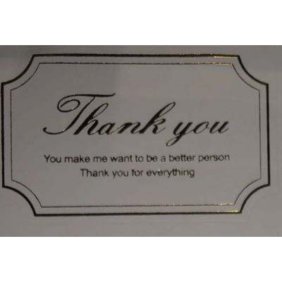 One sticker special thank you stickers One sticker special thank you stickers