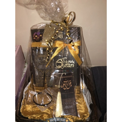 Specially Sourced Hamper items in basket Specially Sourced Hamper items in basket
