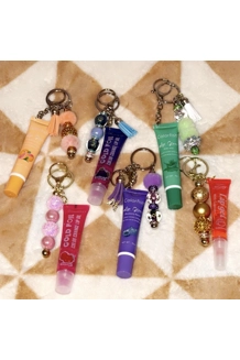 Lip gloss keychains