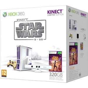 Xbox 360 320GB Star Wars Kinect Console with Kinect Star W..