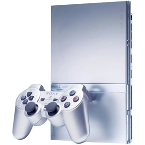 Sony Silver PlayStation 2 Console (Slimline)