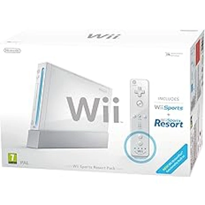 Nintendo Wii Console (White) with Wii Sports + Wii Sports ..