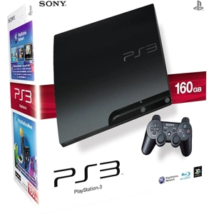 Sony PlayStation 3 160GB Slim Console with DualShock Wirel..