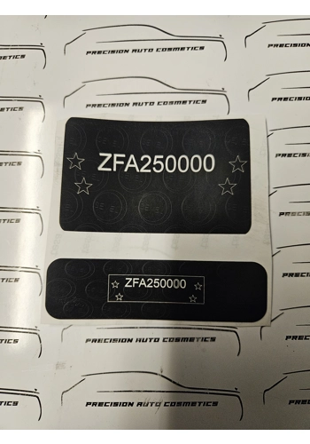Citroen Vin Label/Sticker Set