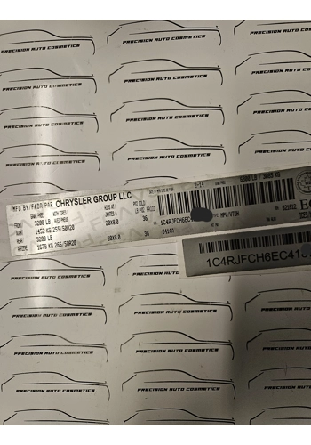 Chrysler Label/Sticker Set