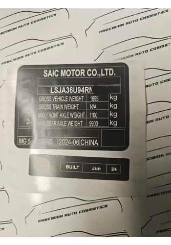 MG Vin Label/Sticker Set