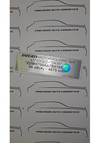 Ducati Label/Sticker Set
