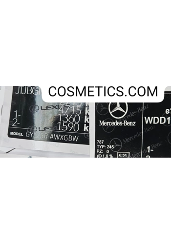 Lexus Vin Label/Sticker Set