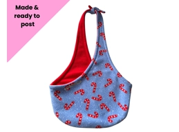 Large bonding bag - candy canes