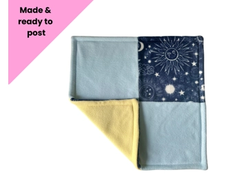 18" Pee Pad - celestial & baby blue