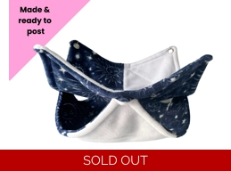 Double Hammock - celestial & white