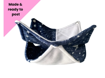 Double Hammock - celestial & white