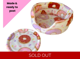 Cuddle Cup & Pee Pad - doughnuts