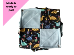 Double Hammock - dino & baby blue