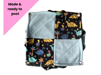 Double Hammock - dino & baby blue