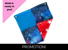 14” Single Hammock - Galaxy patchwork