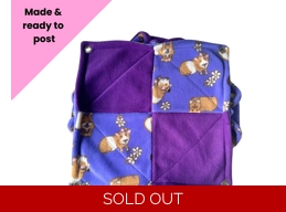 Double Hammock - guinea pigs & purple