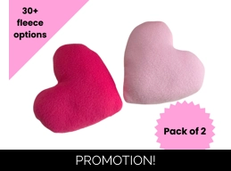 Mini Heart Pillows - Pack of 2