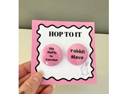 Rabbit Lover Badges
