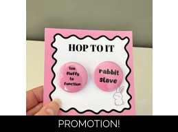 Rabbit Lover Badges