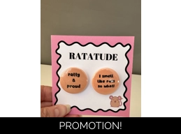 Rat Lover Badges
