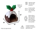 Christmas Pudding Bed -Large