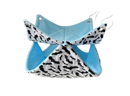 Large Double Hammock - Bat Baby Blue