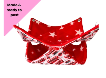 Double Hammock - London buses/ red twinkle