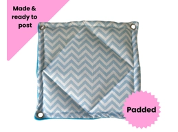 Padded Hammock - zigzag/ turquoise