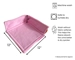 Square Pee Pad With Sides